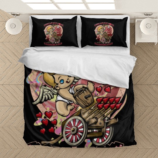 Spread The Love Cupid Arrow Heart Bedding Sets
