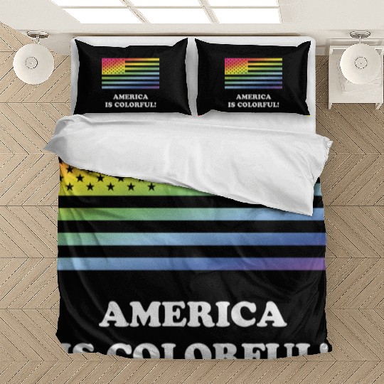America Is Colorful! (Stars And Stripes) Bedding Sets