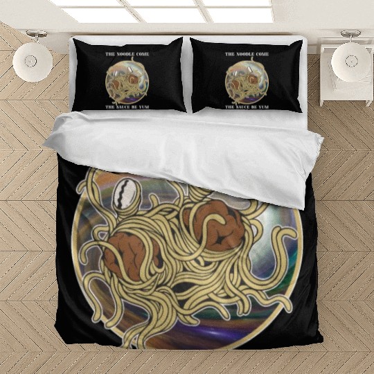 Atheist Atheism Flying Spaghetti Pastafarianism Bedding Sets