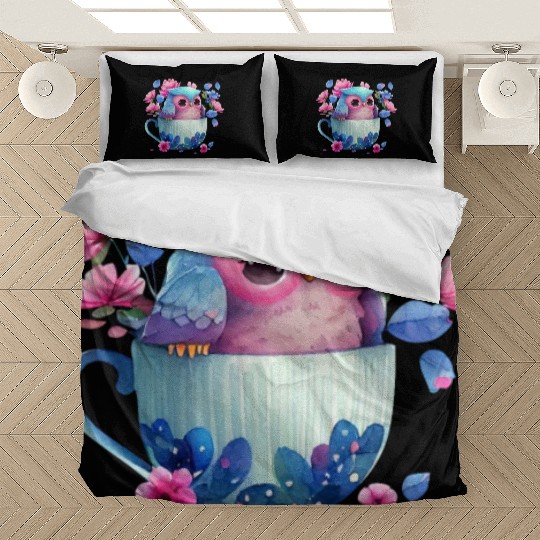 Owl Animal Cute Wild Bird Zoo Forest Nature Child Bedding Sets