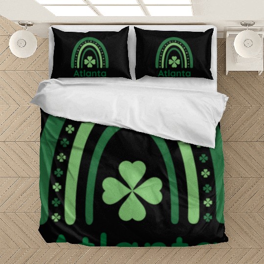 Atlanta Clover Charm Boho Rainbow Bedding Sets