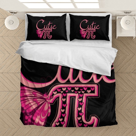 Cute Pi Butterfly Math Holiday Mathematics Pi Day Bedding Sets