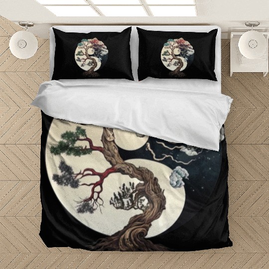 Yin and Yang Bonsai Tree Bedding Sets