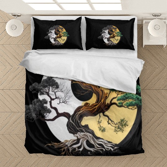 Yin and Yang Bonsai Tree Bedding Sets