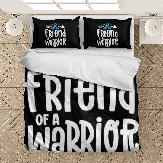Friend Of A Warrior Support Team Prostate Cancer Bedding Sets