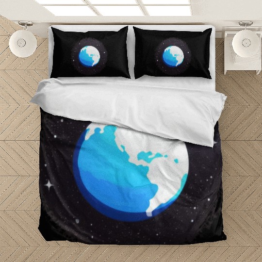 Sweet Cartoon Representation of Planet Earth 9 Bedding Sets