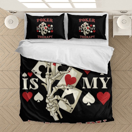 Poker Casino Poker Player Gambling Roulette Gift Bedding Sets