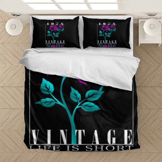1978 Born Vintage Rose Gift Bedding Sets