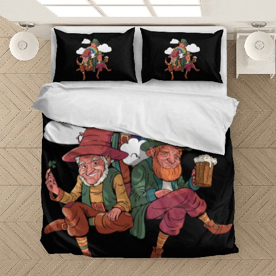 Three Leprechauns - St Patricks Day Irish Bedding Sets
