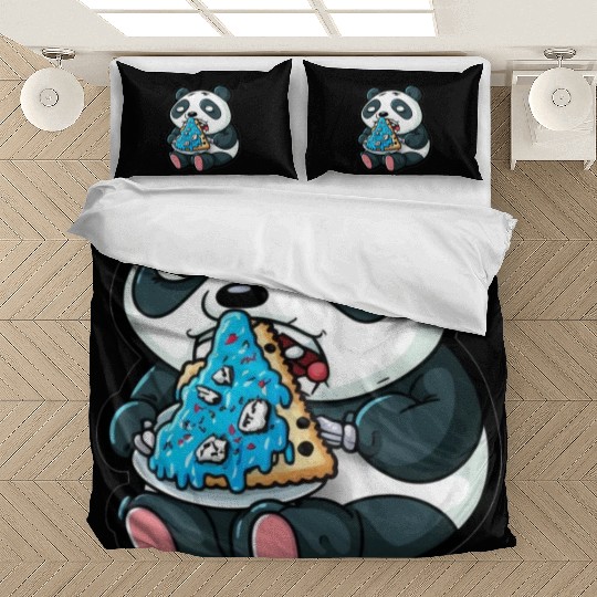Sweet Panda: Eat Biscuits with Cream Bedding Sets