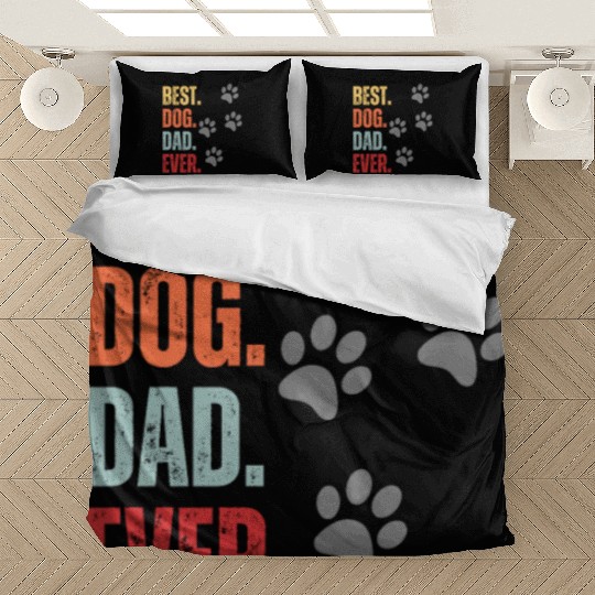 FUNNY BEST DOG DAD EVER CLASSIC Bedding Sets