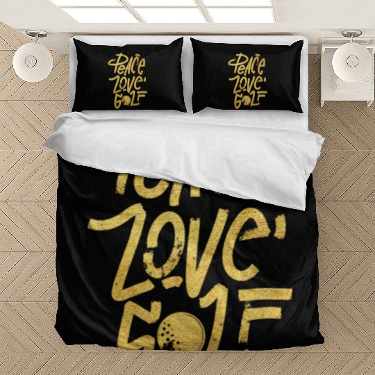 Peace Love Golf Bedding Sets