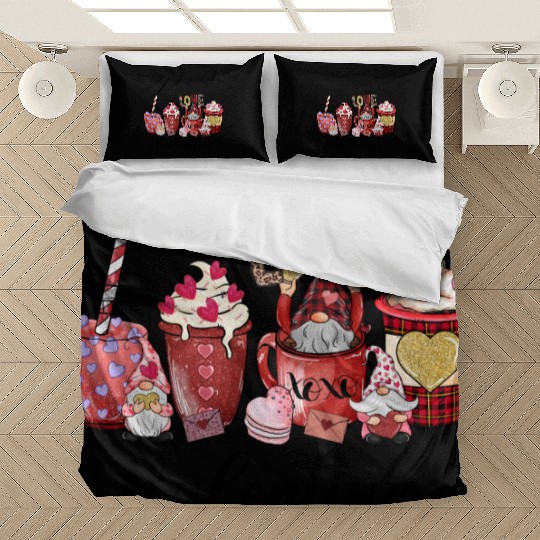 Coffee is my love Valentine day Bedding Sets