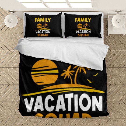 Family Vacation Squad Relatives Travel Holidays Bedding Sets
