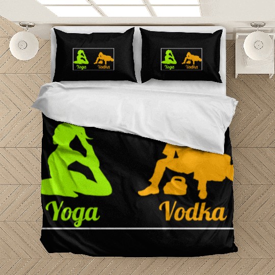 Difference Between Yoga And Vodka St Patricks Day Bedding Sets