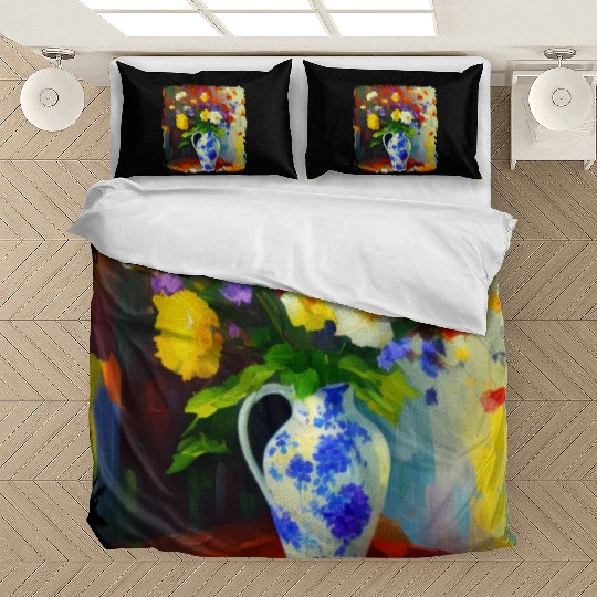Beautiful Flowers in a Vase Floral Art Bedding Sets