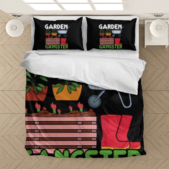 Garden Gangster Plants Farmer Hobby Gardener Bedding Sets