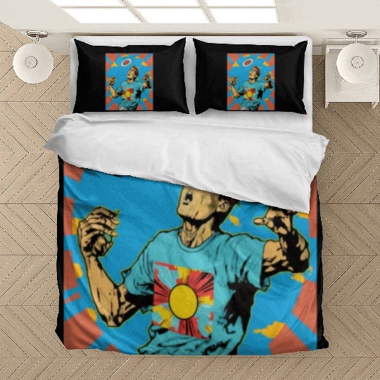 Ultimate Frisbee Retirement Appreciation Pop Art Bedding Sets