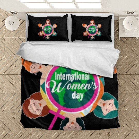 International Women's Day Theme 2023 Embrace Equit Bedding Sets