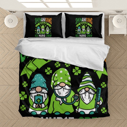 Shenanigans With My ICU Nurse Crew Saint Bedding Sets