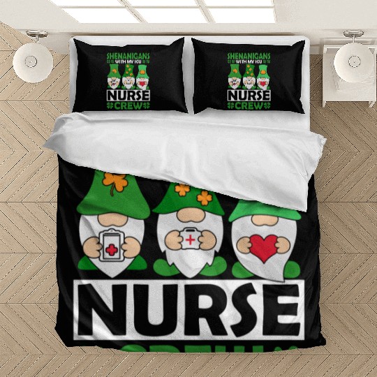 Shenanigans With My ICU Nurse Crew Saint Bedding Sets