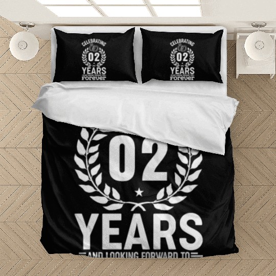 Celebrating 2 Year - 2nd Wedding Anniversary Since Bedding Sets