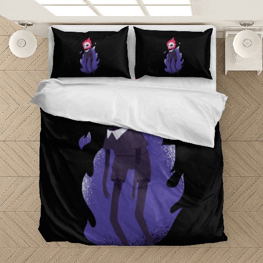 Creepy skull face burning Creepy skull face burnin Bedding Sets