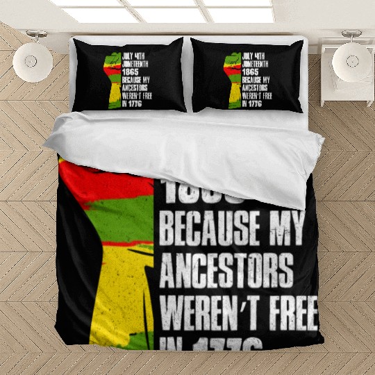 Juneteenth free since 1865 Black History US Africa Bedding Sets