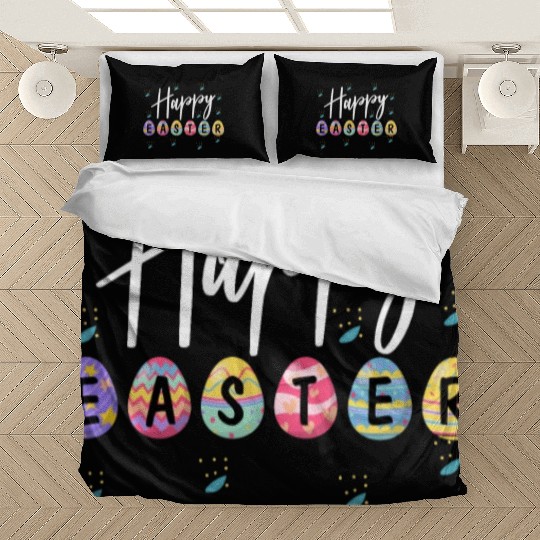 HAPPY EASTER Bunny Egg Hunt Bedding Sets
