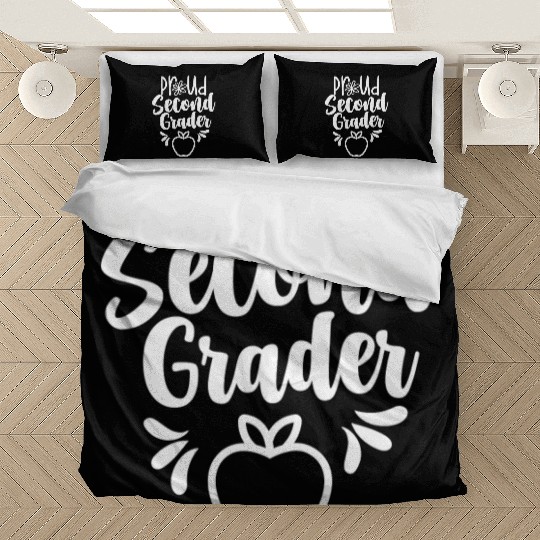 Proud Second Grader Teacher 2nd Grade School Bedding Sets