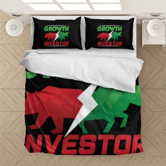 Growth Investor Investing Invest Shareholder Bedding Sets