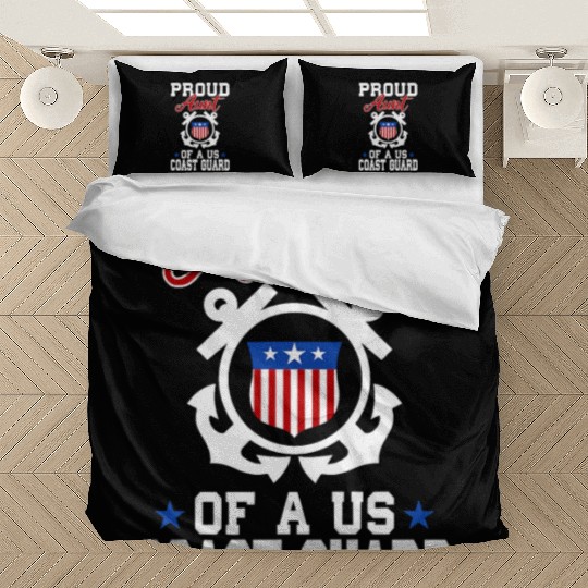 Proud US Coast Guard Aunt Bedding Sets