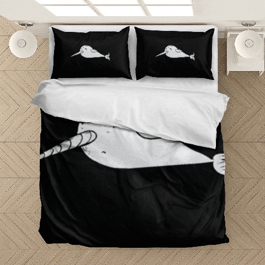 Procrastinating Narwhal Lover Aquatic Animals Bedding Sets