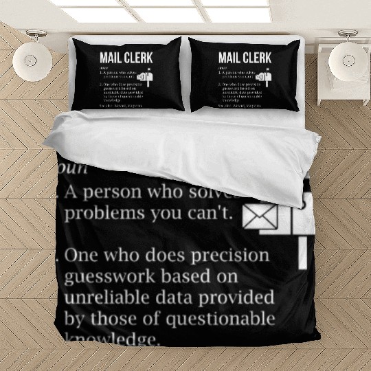 mail clerk definition, mail clerk Bedding Sets
