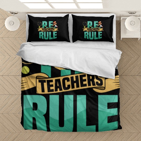 P.E. Teachers Rule Physical Education School Bedding Sets