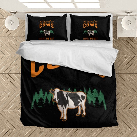 Cow Gift Farmer Cattle Breeder Cows Bedding Sets