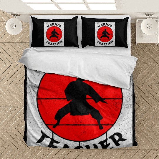 Male Karate Teacher Bedding Sets