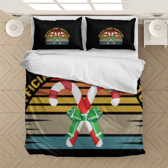 Official Candy Inspector Halloween Candy Corn Bedding Sets
