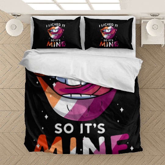 I Like It So Tt's Mine Lesbian LGBT Pride Rainbow Bedding Sets