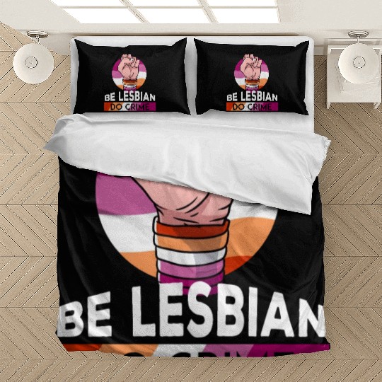 Lesbian LGBT Pride Lesbian Rainbow Flag Bedding Sets