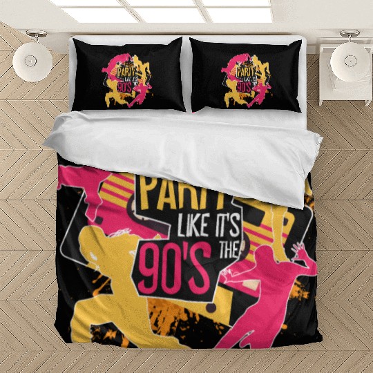 Party Like It's The 90's Retro 80s Party Costume Bedding Sets