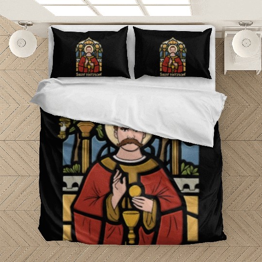 Saint Nietzsche Design for a Philosophy Student Bedding Sets