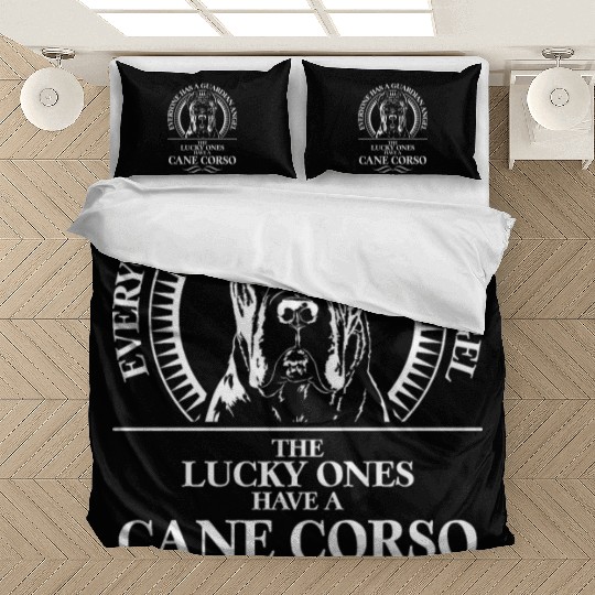 Proud Cane Corso Guardian Angel dog quote Bedding Sets
