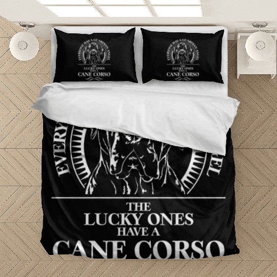 Proud Cane Corso Guardian Angel dog quote Bedding Sets