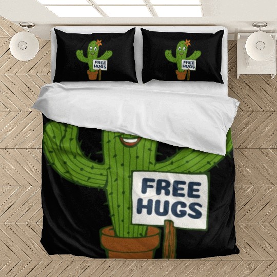 Free Hugs Cactus Bedding Sets