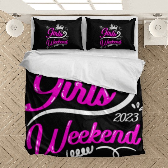 Girls Weekend Vacation Girls Trip Spring Break Bedding Sets