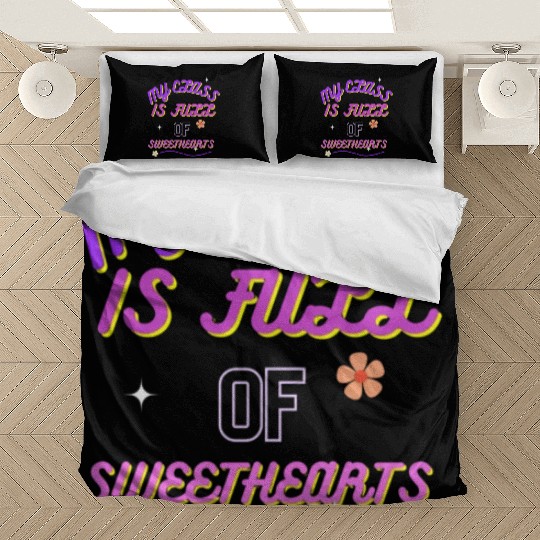 My Class Is Full Of SweetHearts valentine Bedding Sets