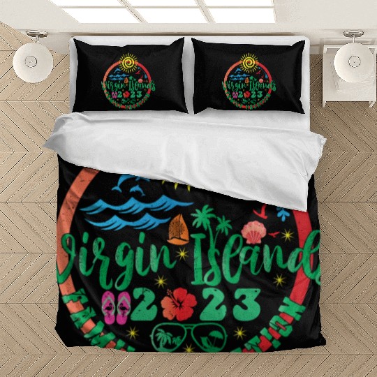 Family Vacation To US Virgin Islands 2023 Family Bedding Sets