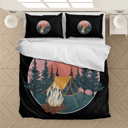 nature camping lifestyle Bedding Sets