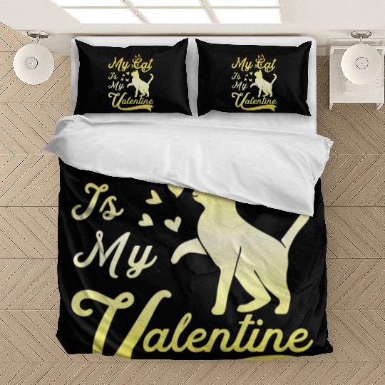 Cat Valentine Humor Kitties Lover Bedding Sets
